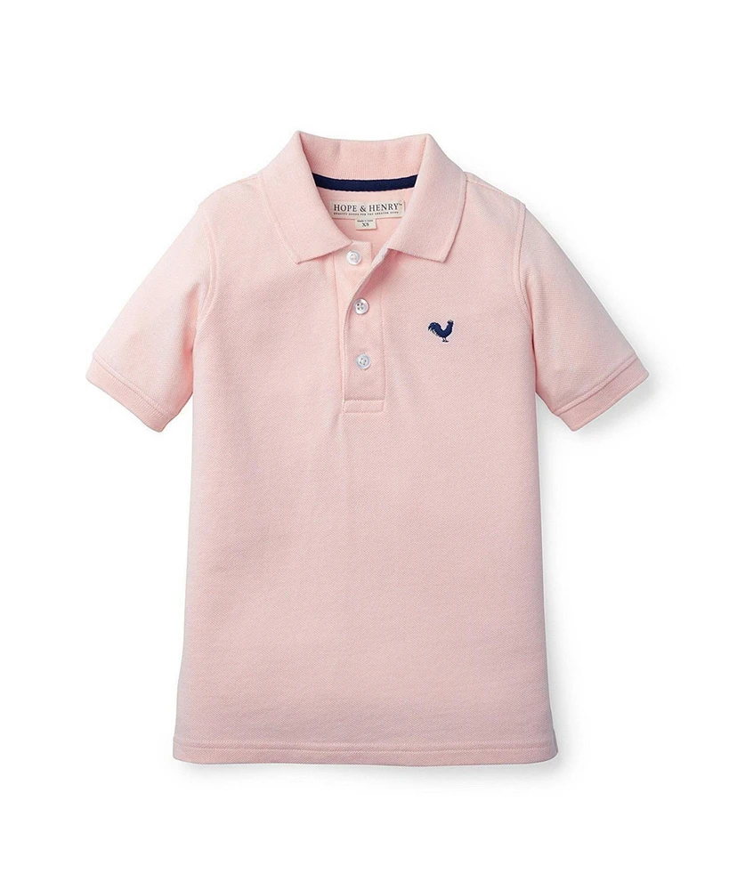 Hope & Henry Baby Boys Lightweight Pique Polo