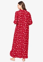 Only Neccessities Plus Necessities Long Flannel Nightgown