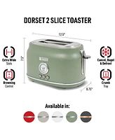 Haden Dorset Cedar Wide-Slot 2-Slice Toaster, 75172