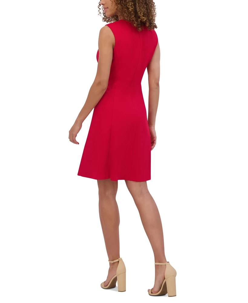 kensie Women's Cutout Fit & Flare Dress