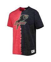 Mitchell & Ness Men's Red Dallas Burn Vertical Tie-Dye Top