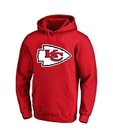 Fanatics Men's Travis Kelce Red Kansas City Chiefs Big Tall Name Number Fleece Pullover Hoodie