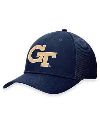 Top of the World Men's Navy Georgia Tech Yellow Jackets Spacer Flex Hat