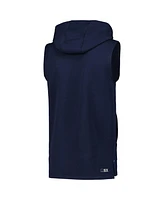 Msx by Michael Strahan Men's Navy Chicago Bears Marathon Sleeveless Pullover Hoodie