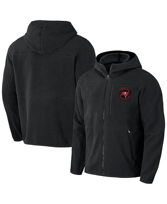 Fanatics Men's Black Tampa Bay Buccaneers Sherpa Full-Zip Hoodie