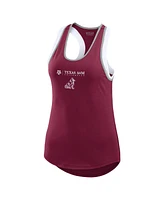 Wear by Erin Andrews Women's Maroon Texas A M Aggies Open Hole Razorback Tank Top