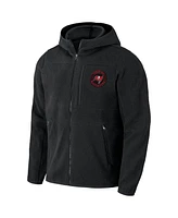 Fanatics Men's Black Tampa Bay Buccaneers Sherpa Full-Zip Hoodie