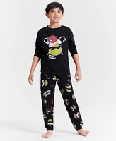 Epic Threads Little & Big Boys Merry Grinchmas Graphic Fleece Crewneck Sweatshirt, Created for Macy's