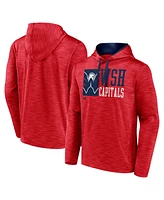 Fanatics Men's Red Washington Capitals Never Quit Pullover Hoodie