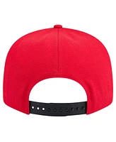 New Era Men's White/Black Portland Trail Blazers Throwback Gradient Tech Font 9FIFTY Snapback Hat