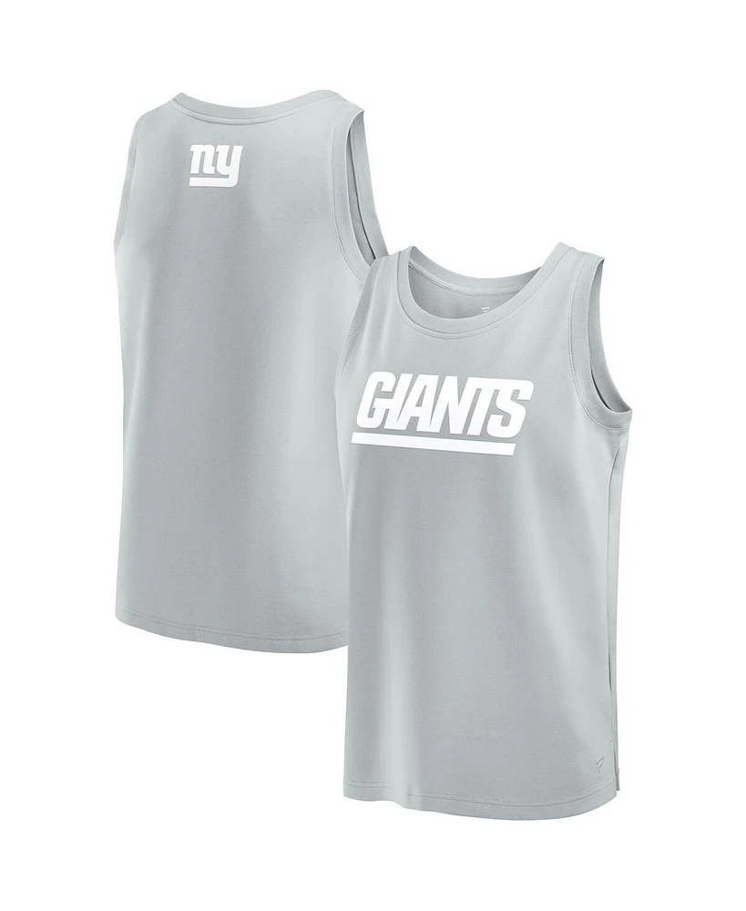 Fanatics Men's Gray New York Giants Elements Tank Top