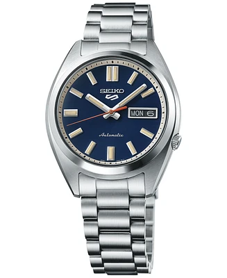 Seiko Men's Automatic 5 Sports Midsize Stainless Steel Bracelet Watch 37mm