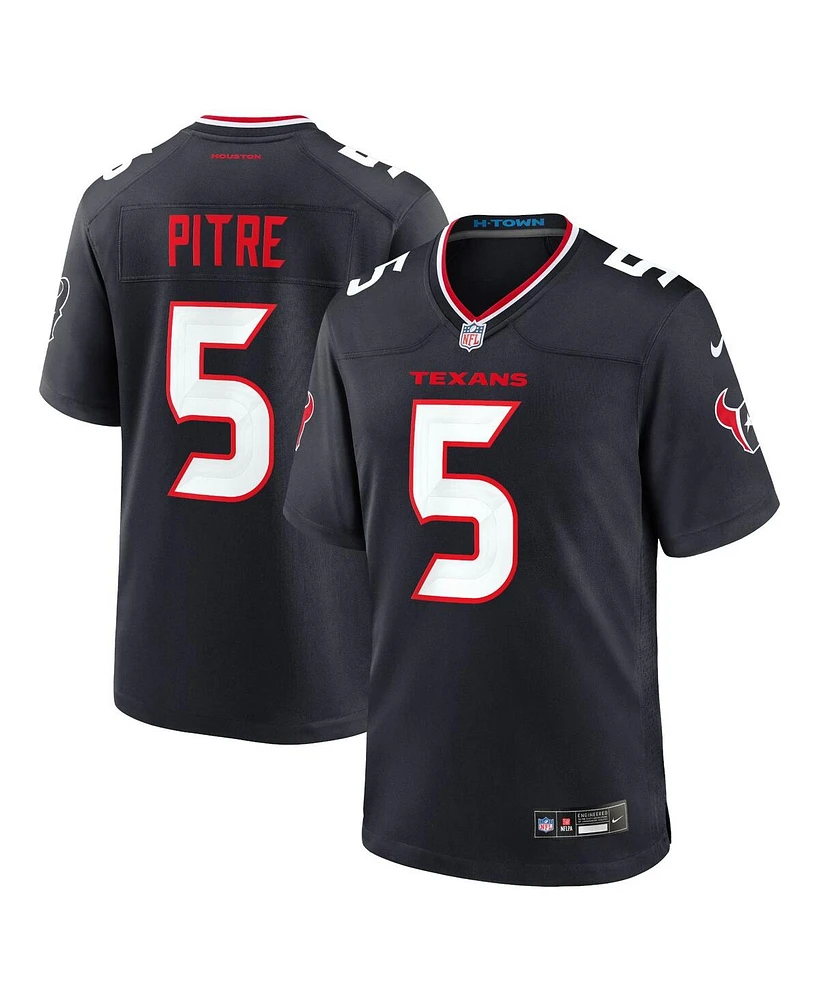 Nike Men's Jalen Pitre Navy Houston Texans Game Jersey