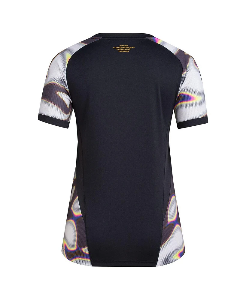Adidas Women's Black Inter Miami Cf 2024 Pride Pre-Match Jersey