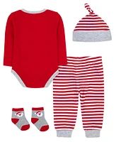 Baby Essentials Boy Best Gift Ever Outfit, 4-Piece Set