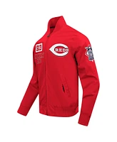 Pro Standard Men's Red Cincinnati Reds Area Code Twill Full-Zip Jacket