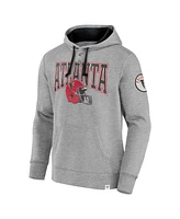 Fanatics Men's Gray Atlanta Falcons Label Maker Pullover Hoodie