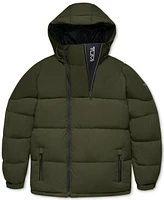 Tumi Men's Asymmetrical Zip Premium Down Fill Heavyweight Puffer