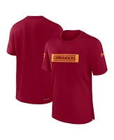 Nike Men's Burgundy Washington Commanders Sideline Player Performance T-Shirt