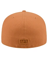 New Era Men's Brown Chicago Cubs Color Pack 59FIFTY Fitted Hat