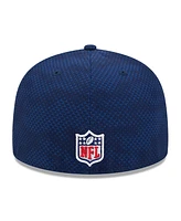 New Era Men's Navy Tennessee Titans 2024 Sideline 59FIFTY Fitted Hat