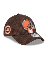 New Era Men's Brown Cleveland Browns 2024 Sideline 39THIRTY Flex Hat