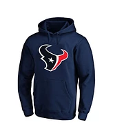 Fanatics Men's C.j. Stroud Navy Houston Texans Big Tall Name Number Fleece Pullover Hoodie