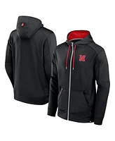 Fanatics Men's Black Nebraska Huskers Defender Full-Zip Hoodie