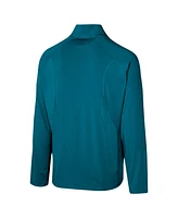 Outerstuff Men's Teal Jacksonville Jaguars Grind Iron Quarter-Zip Top