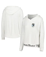 Concepts Sport Women's White Minnesota United Fc Accord Hoodie Long Sleeve Top