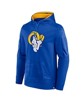 Fanatics Men's Royal Los Angeles Rams On The Ball Pullover Hoodie