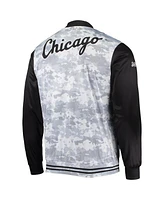 Stitches Men's Black Chicago White Sox Camo Full-Zip Jacket