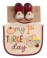 Baby Essentials My 1st Turkey Day Bib & Sock Set