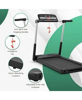 Skonyon 2.25 Hp Foldable Treadmill with App Control and Led Display
