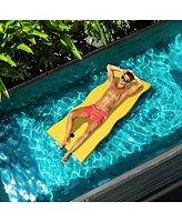 Skonyon 3-layer Tear-resistant Relaxing Foam Floating Pad-Yellow