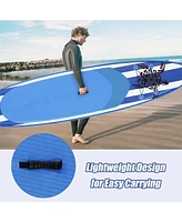 Skonyon 11 Feet Inflatable Adjustable Paddle Board with Carry Bag