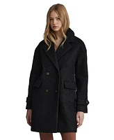 Nvlt Women's Mixed Media Boucle Coat