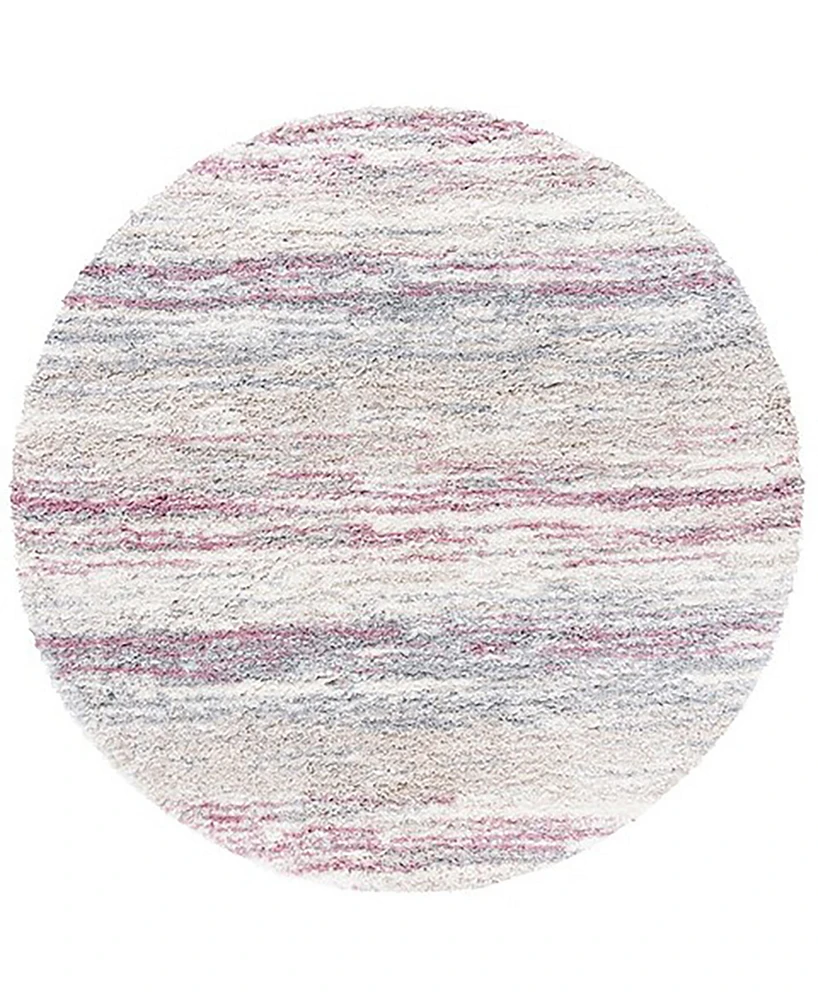 Safavieh Fontana Shag FNT842B 6'7"x6'7" Round Area Rug