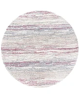 Safavieh Fontana Shag FNT842B 6'7"x6'7" Round Area Rug