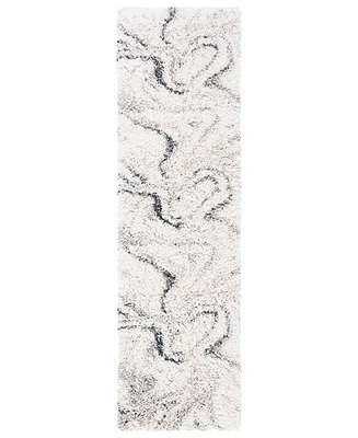 Safavieh Fontana Shag FNT848A 2'3"x8' Runner Area Rug