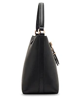 Anne Klein Women's Sculpted Buckle Bucket Bag