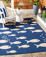 Safavieh Courtyard I CY601258 5'3"x5'3" Square Area Rug