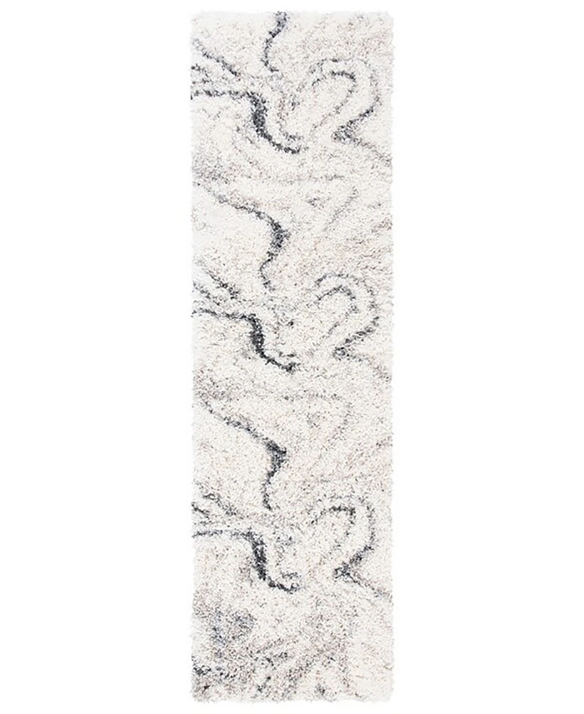 Safavieh Fontana Shag FNT848A 2'3"x10' Runner Area Rug