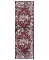 Safavieh Tucson Washable TSN106Q 2'6"x8' Runner Area Rug