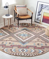 Safavieh Kilim Vi KLM760M 5'x5' Round Area Rug