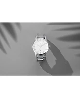 Mvmt Men's Classic Ii Silver Stainless Steel Watch 44mm