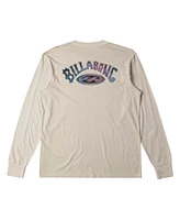 Billabong Men's Arch Wash Long Sleeve Wave Washed T-shirt