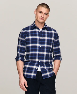 Tommy Hilfiger Men's Shadow Check Cotton Shirt