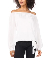 Vince Camuto Women's Off-The-Shoulder Tie-Hem Top