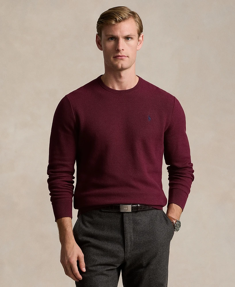 Polo Ralph Lauren Men's Textured Cotton Crewneck Sweater